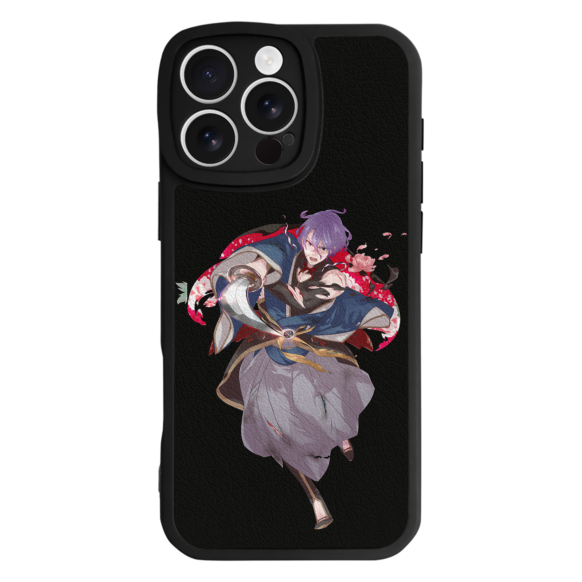 （画像用） 刀剣乱舞 Touken Ranbu 【iPhone 16シリーズ対応】シリコンスマホケース（レザー調） 材質：シリコン